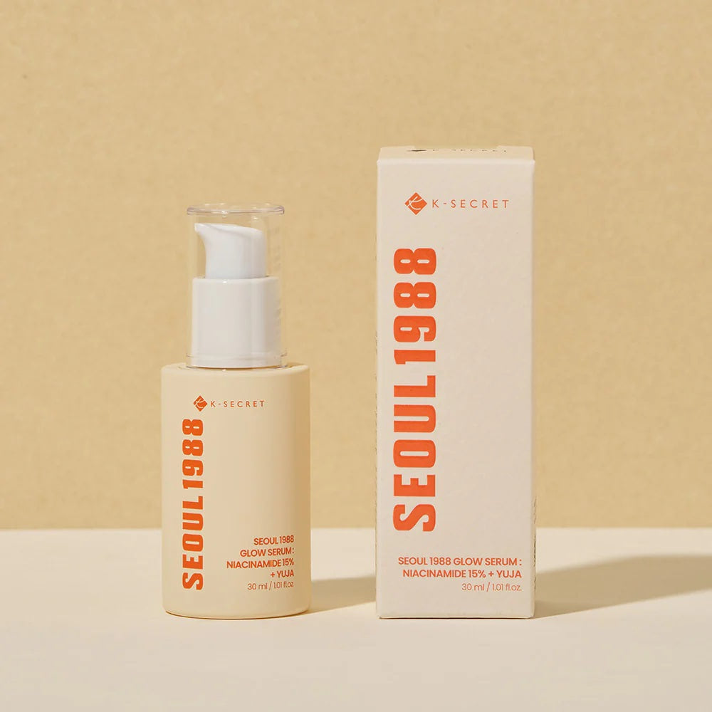 le K-SECRET SEOUL 1988 Glow Serum : Niacinamide 15% + Yuja.